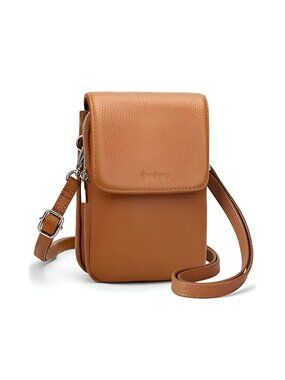 Genuine Leather Small Crossbody Bags for Women, Cell Phone Cross body Bags